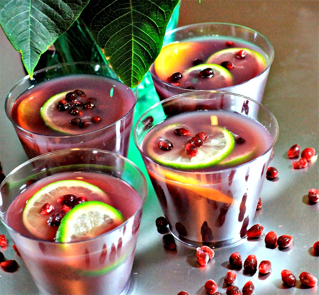 Pomegranate Moscato Punch